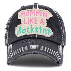 2/$30 Black Mommin Like a Rockstar Baseball Cap